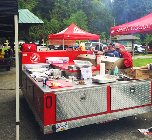 Kinsmen club of Coquitlam food truck for rent